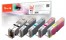 316835 - Peach Spar Pack Tintenpatronen XL-Ergiebigkeit, kompatibel zu Canon PGI-550XL, CLI-551XL