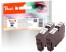 318785 - Peach Doppelpack Tintenpatronen schwarz kompatibel zu Epson T0801 bk*2, C13T08014011