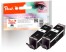 319180 - Peach Doppelpack Tintenpatronen schwarz kompatibel zu Canon PGI-550XLPGBK*2, 6431B001