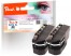 320067 - Peach Doppelpack Tintenpatronen XL schwarz kompatibel zu Brother LC-22UXL BK