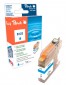318570 - Peach Ink Cartridge cyan, compatible with Brother LC-123C