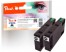 318846 - Peach Twin Pack Ink Cartridge black, compatible with Epson T7021 bk*2, C13T70214010*2
