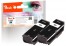 319798 - Peach Twin Pack Ink Cartridge black, compatible with Epson T3351*2, No. 33XL bk*2, C13T33514010*2