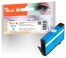 321501 - Peach Ink Cartridge cyan compatible with HP No. 912 C, 3YL77AE