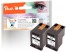 313033 - Peach Twin Pack Ink Cartridges black, compatible with HP No. 338*2, CB331E