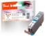 313549 - Peach Ink Cartridge cyan, compatible with Canon CLI-521c, 2934B001