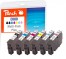 313662 - Peach Combi Pack Plus, compatible with Epson T0807, T0801, C13T08074011, C13T08014011