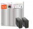 318711 - Peach Doppelpack Tintenpatronen schwarz kompatibel zu Epson T050BK*2, S020187, S020093, S020108, C13T05014010
