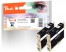318758 - Peach Doppelpack Tintenpatronen schwarz kompatibel zu Epson T0481BK*2, C13T04814010