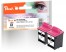 318774 - Peach Doppelpack Druckköpfe schwarz kompatibel zu Lexmark, Compaq No. 50BK*2, 17G0050