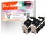 318836 - Peach Twin Pack Ink Cartridge black, compatible with Epson T1301 bk*2, C13T13014010