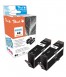 318855 - Peach Doppelpack Tintenpatronen schwarz kompatibel zu HP No. 364XL bk*2, CN684EE, CB321EE