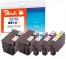 319079 - Peach Spar Pack Plus Tintenpatronen kompatibel zu Epson T2716, No. 27XL, C13T27164010