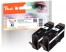 319275 - Peach Doppelpack Tintenpatronen schwarz kompatibel zu HP No. 655 bk*2, CZ109AE
