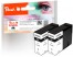 319581 - Peach Twink Pack XL Ink Cartridge black, compatible with Canon PGI-2500XLBK*2, 9254B001
