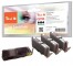 319596 - Peach Saving Pack photo black, with Chip, compatible with Canon CLI-571XLBK, 0331C001
