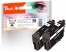 319828 - Peach Twin Pack Ink Cartridge black, compatible with Epson T2991, No. 29XL bk, C13T29914010*2