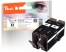 319836 - Peach Twin Pack Ink Cartridge black compatible with HP No. 364 bk*2, CB316EE*2