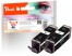 320122 - Peach Twin Pack Ink Cartridge black, compatible with Canon PGI-550PGBK*2, 6496B001*2