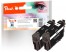 320174 - Peach Doppelpack Tintenpatronen schwarz kompatibel zu Epson T2701, No. 27 bk*2, C13T27014010*2