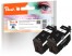 320246 - Peach Twin Pack Ink Cartridge black, compatible with Epson T3471, No. 34XL bk*2, C13T34714010*2