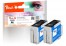 320427 - Peach Twin Pack Ink Cartridge black, compatible with Epson T3471, No. 34XL bk*2, C13T34714010*2