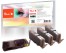 320469 - Peach Saving Pack photo black, with Chip, compatible with Canon CLI-581XXLBK*4, 1998C001*4