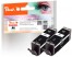 320668 - Peach Twin Pack Ink Cartridge XXL black, compatible with Canon PGI-580XXLPGBK*2, 1970C001*2